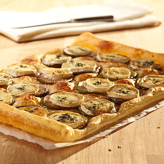 Chavroux – Tarte flambée med fikon