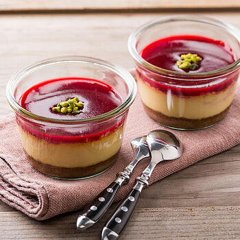 Cheesecakes med Chavroux 